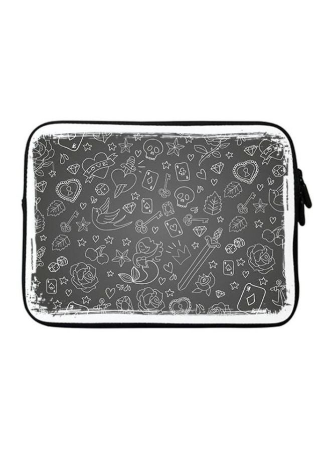 Stylizedd Premium Designer Sleeve With Strap For 15 Inch Laptops Doodles - Image 1