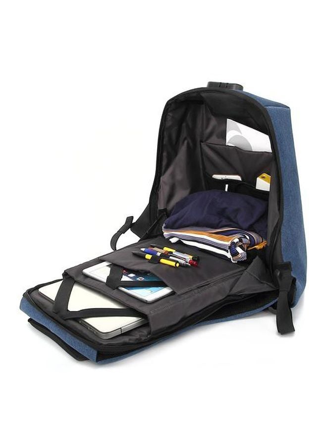 Defender-16 Anti-Theft Backpack For 16-Inch Laptop Blue