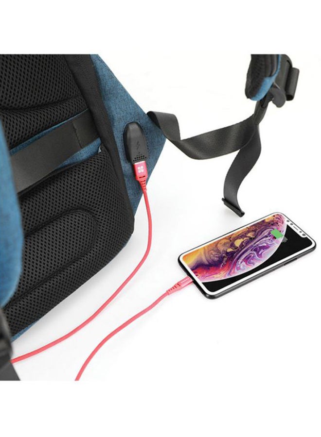 Defender-16 Anti-Theft Backpack For 16-Inch Laptop Blue