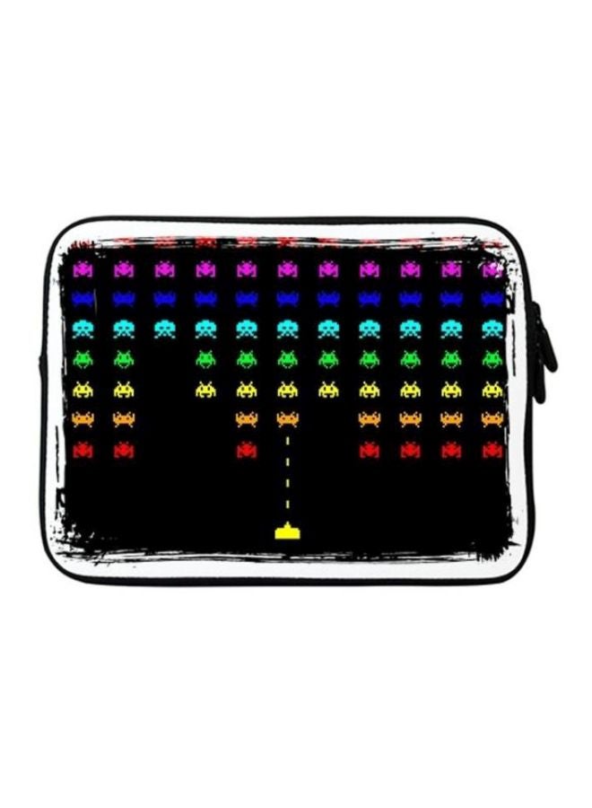 Stylizedd Premium Designer Sleeve With Strap For 15-Inch Laptop Space Invader - Image 1