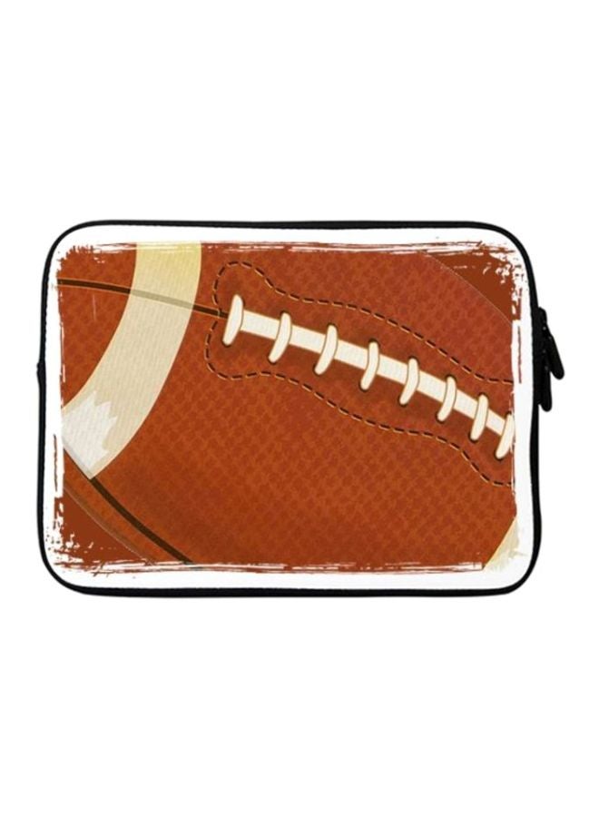 Stylizedd Printed Sleeve With Strap For 15 Inch Laptops Rugby Ball - Image 1