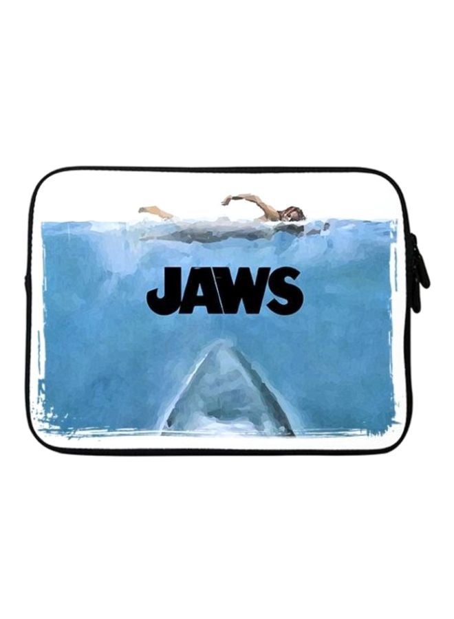 Stylizedd Premium Designer Sleeve With Strap For 15-Inch Laptop Jaws - Image 1