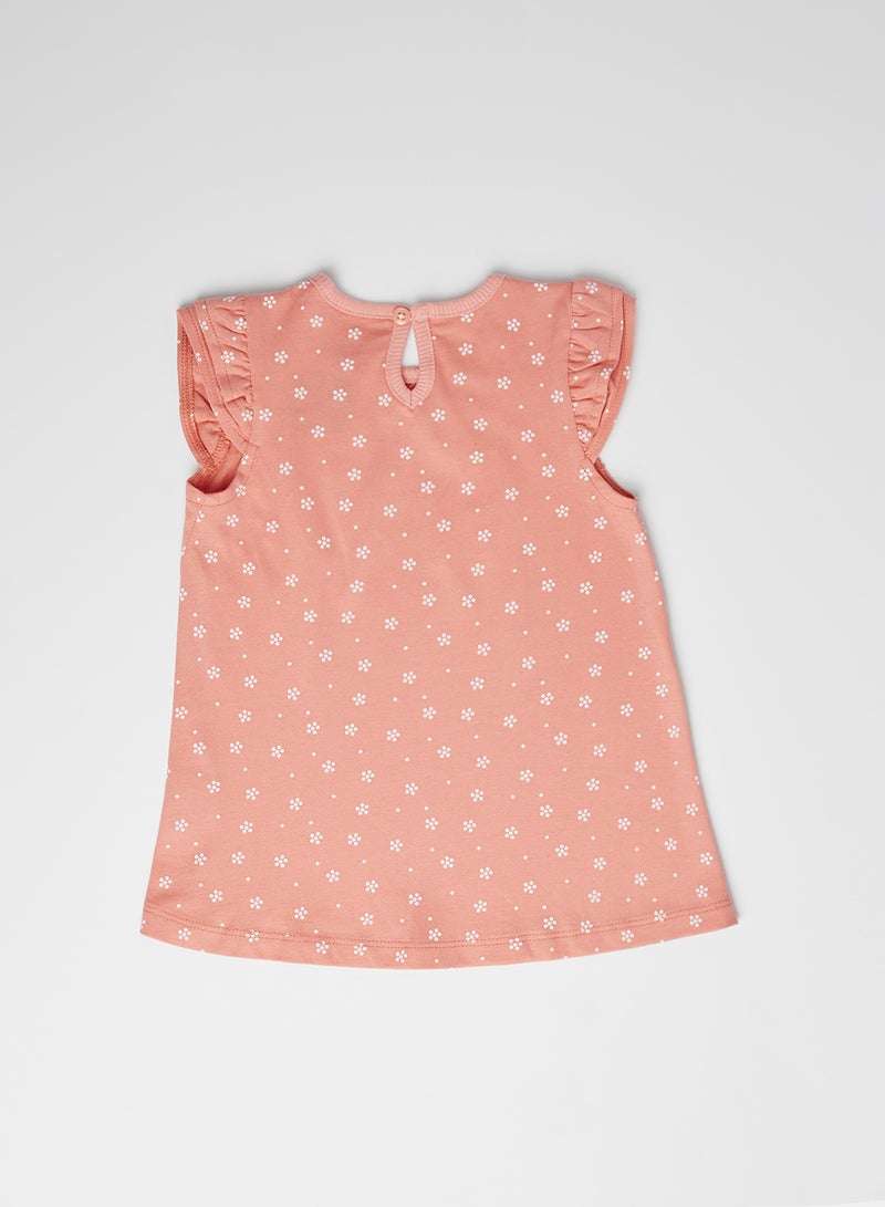 Baby Casual Printed Dress Multi