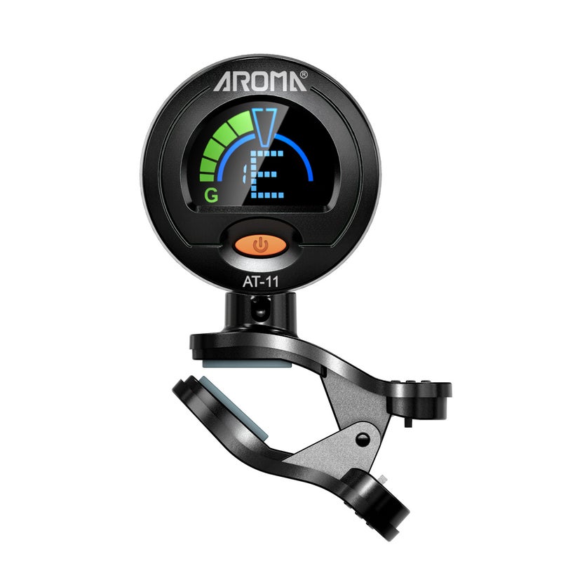 AT-11 Clip-on Tuner Color Screen for Chromatic Guitar Bass Ukulele Violin - v1602830232/N40926868A_1