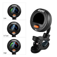 Generic AT-11 Clip-on Tuner Color Screen for Chromatic Guitar Bass Ukulele Violin  - Image 4