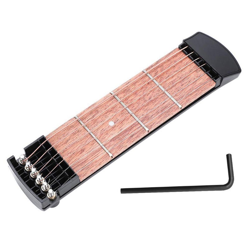 Generic - 6 String 4 Fret Model Portable Pocket Guitar Neck Chord - Image 1