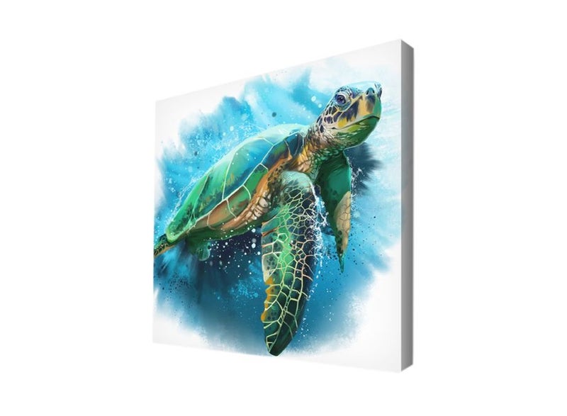 Decalac - Great Water Turtle Wall Art Multicolour - Image 1