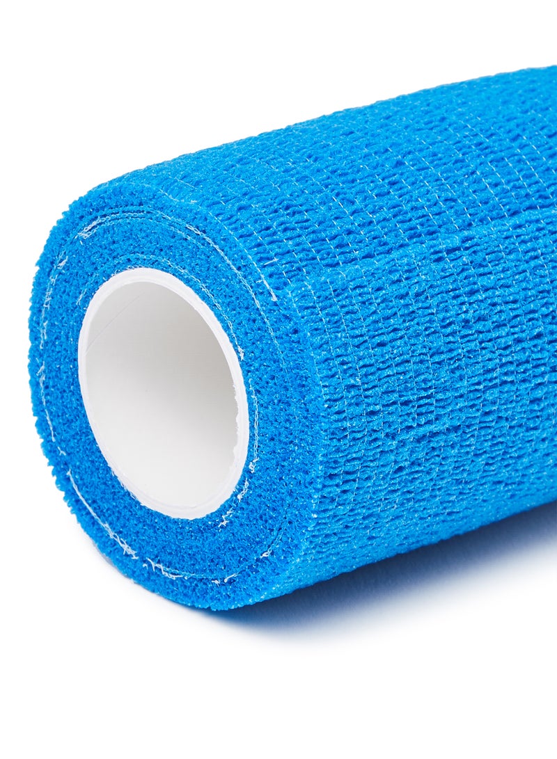 3W Healthcare First Aid Athletic Wrap Blue, Elastic Self Adhesive Tape, Self Adherent Cohesive Wrap Bandages 4.5 Meter - Image 3