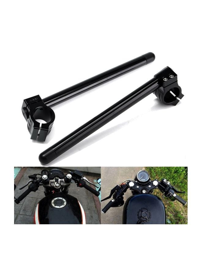 Generic Pair Of Handlebar Clip-On Fork Tube For Cafe Racer Bike  - Image 2