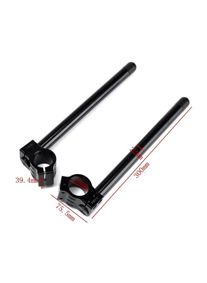 Generic Pair Of Handlebar Clip-On Fork Tube For Cafe Racer Bike  - Image 3