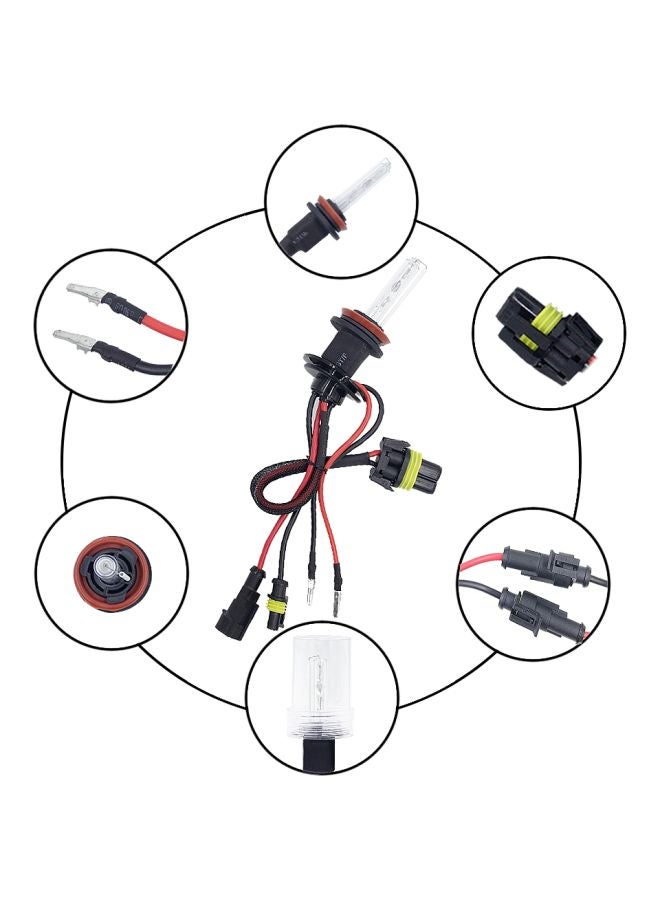 Generic - 4-Piece HID Xenon Headlight Bulb Conversion Kit - Image 1