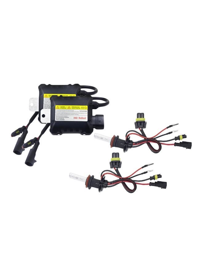 طقم تحويل مصابيح زينون أمامية HID مكون من 4 قطع - Image 1