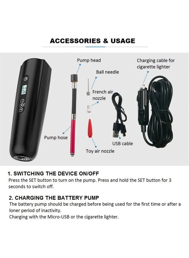 Generic Digital Rechargeable Smart Car Inflator  - Image 4