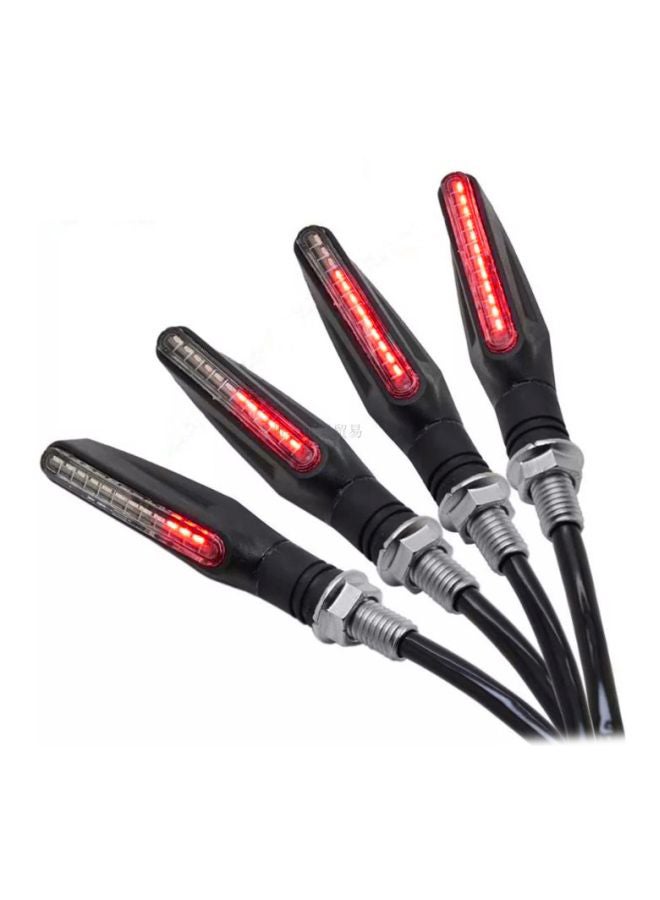 4 قطع من مصابيح مؤشر LED متدفقة - Image 1