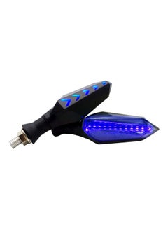 Double Sided Motorcycle Turn Signal LED Lamp