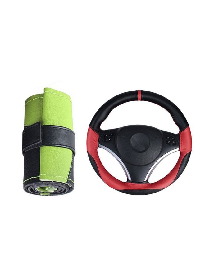 PU Leather Car Steering Wheel Cover - Image 4