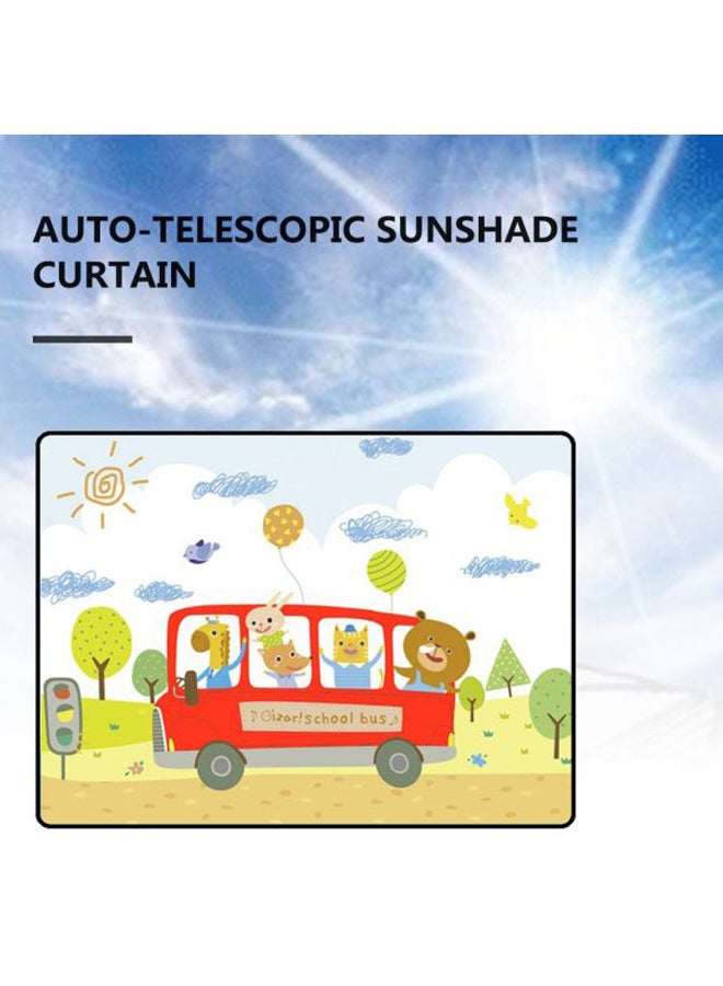Cartoon Printed Car Sun Shade Windshield Cover - Image 4