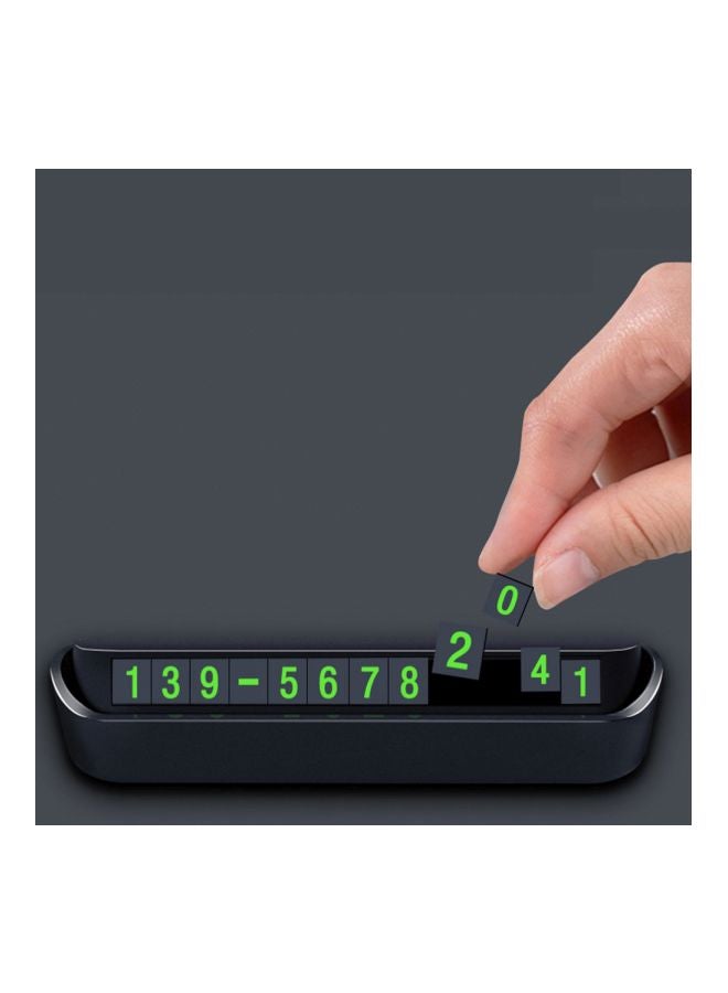 Generic - Car Temporary Parking Card Number Moving License Plate - Image 1