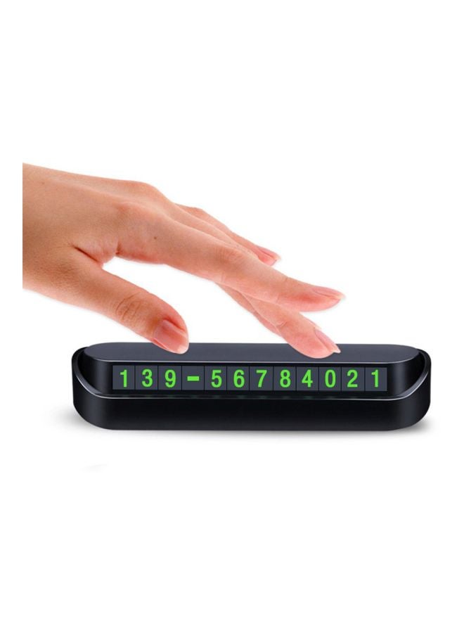 Generic - Car Temporary Parking Card Number Moving License Plate - Image 1