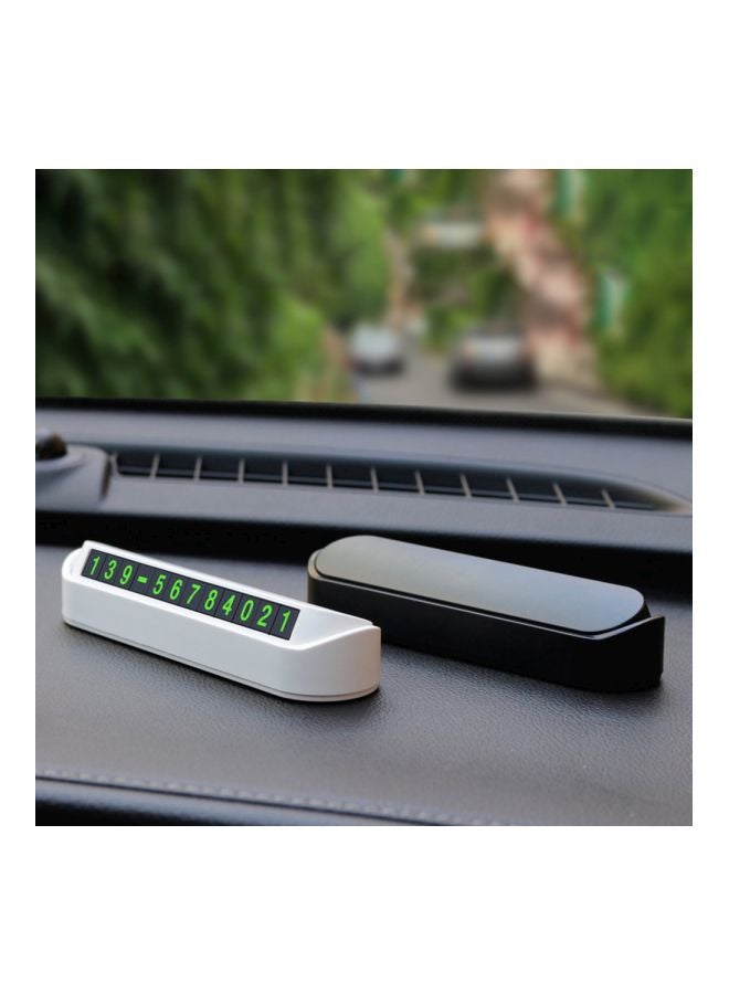 Generic - Car Temporary Parking Card Number Moving License Plate - Image 1