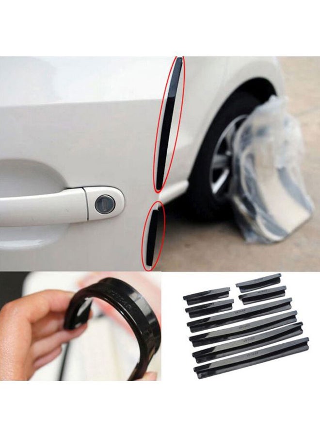 8-Piece Car Door Edge Guards Scratch Strip Sticker