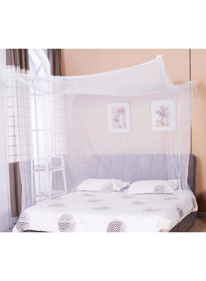 Bed Mosquito Net Polyester White 180x200x170cm - Image 1