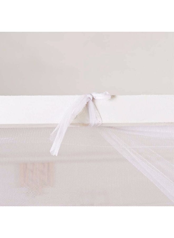 Bed Mosquito Net Polyester White 150x200x170cm - Image 3