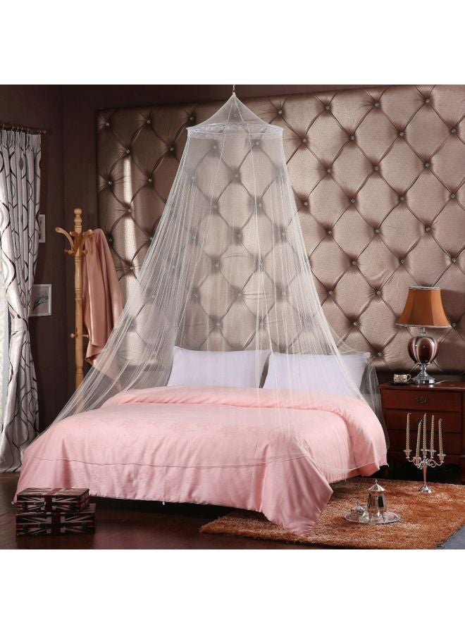 Bed Mosquito Net Polyester White 250x60x850cm