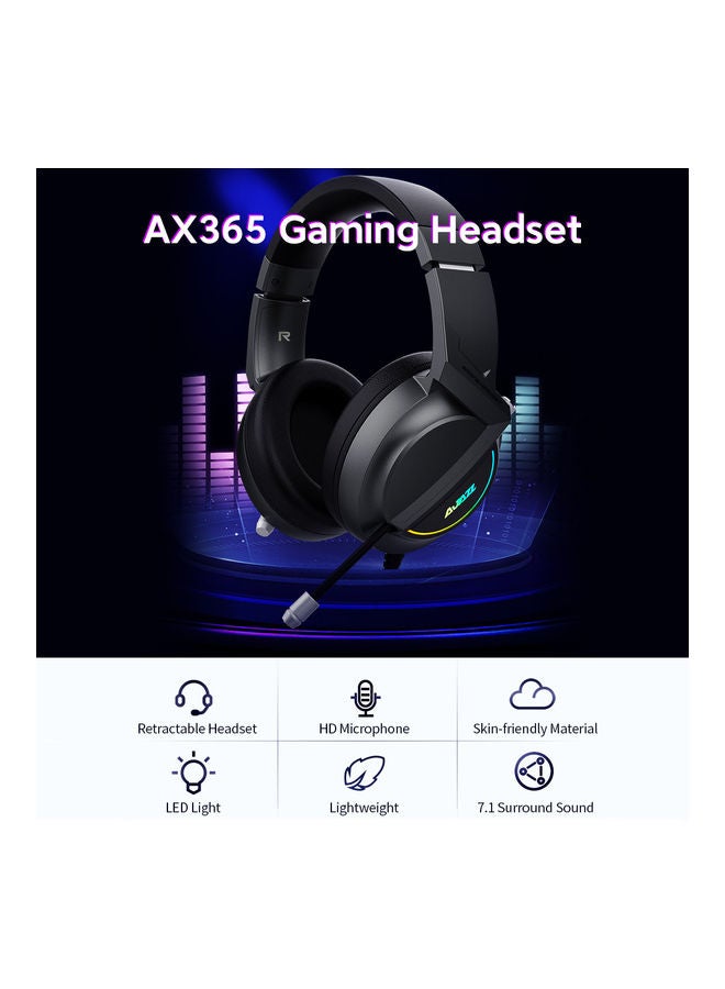 Ajazz Gaming Over Ear Wired Headset With Mic For PS4/PS5/XOne/XSeries/NSwitch/PC - Image 5