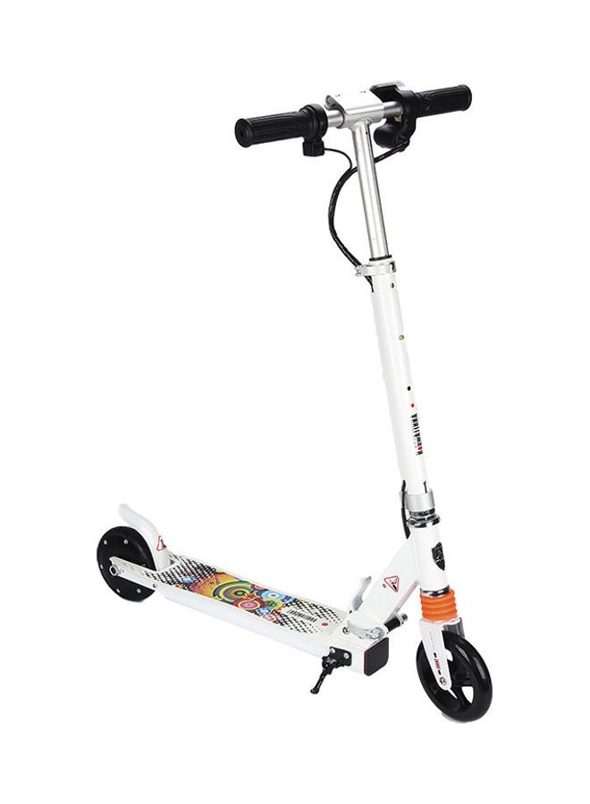 Cool Baby COOLBABY Portable folding two-wheeled electric scooter-white 108*49*43cm - Image 2