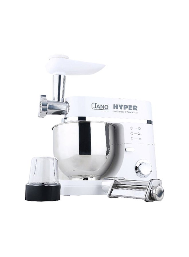 Jano Stand Mixer 1200W 7.0 L 1200.0 W JN1212 White/Silver  - Image 3
