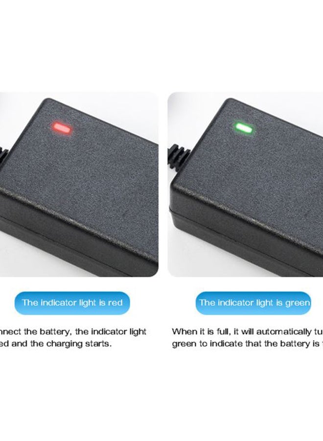 Lithium Battery Charger Adapter Black  - Image 5