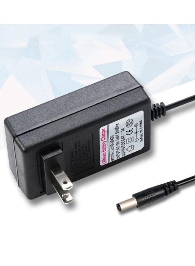 Generic - Lithium Battery Charger Adapter Black - Image 1