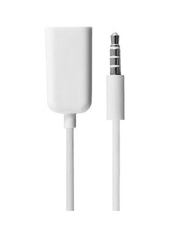 1-Male To 2-Female 3.5mm Audio Splitter White  - Image 5