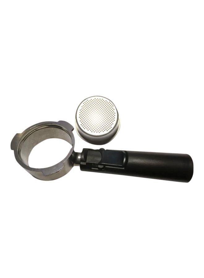De'Longhi Portafilter Homix With Basket Black/Silver 51mm  - Image 1