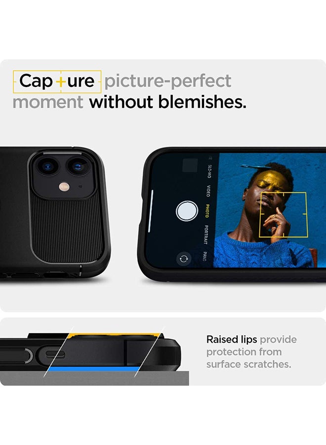 Spigen Rugged Armor for iPhone 12 Mini Case Cover (5.4 inch) - Matte Black - Image 4