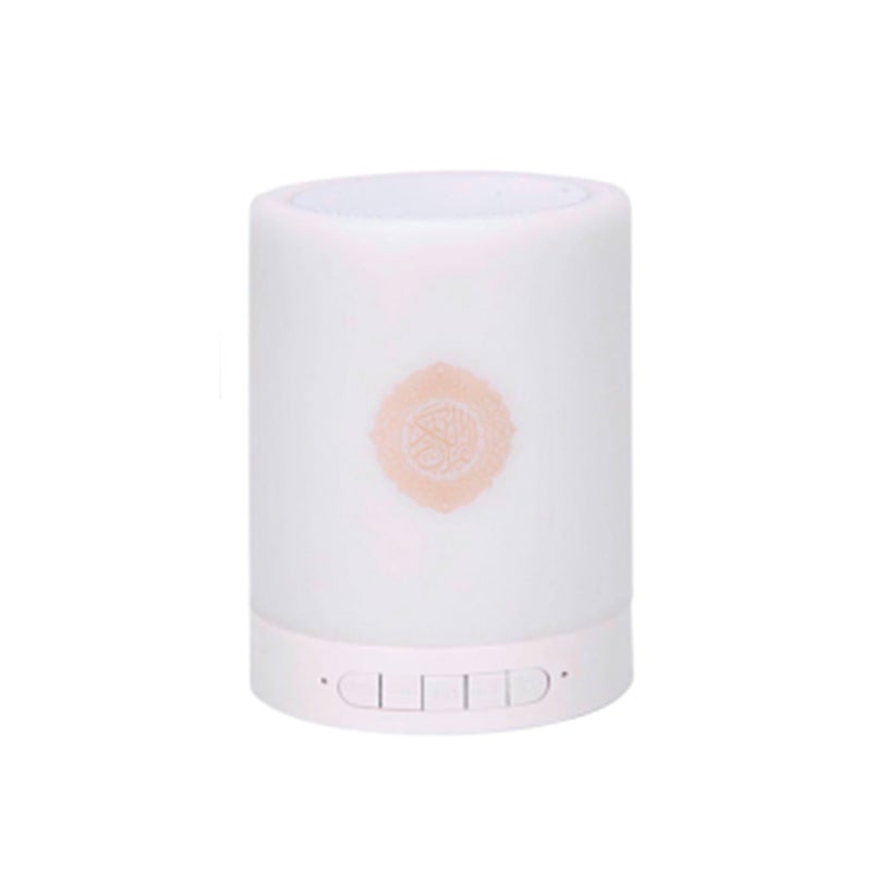 Generic - Colourful LED Light Bluetooth Speaker With Remote Control White - Image 1