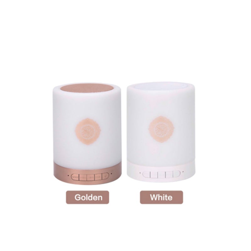 Generic - Colourful LED Light Bluetooth Speaker With Remote Control White - Image 1