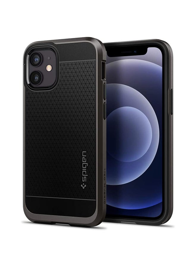 Spigen Neo Hybrid designed for iPhone 12 Mini case/cover Gunmetal - Image 1