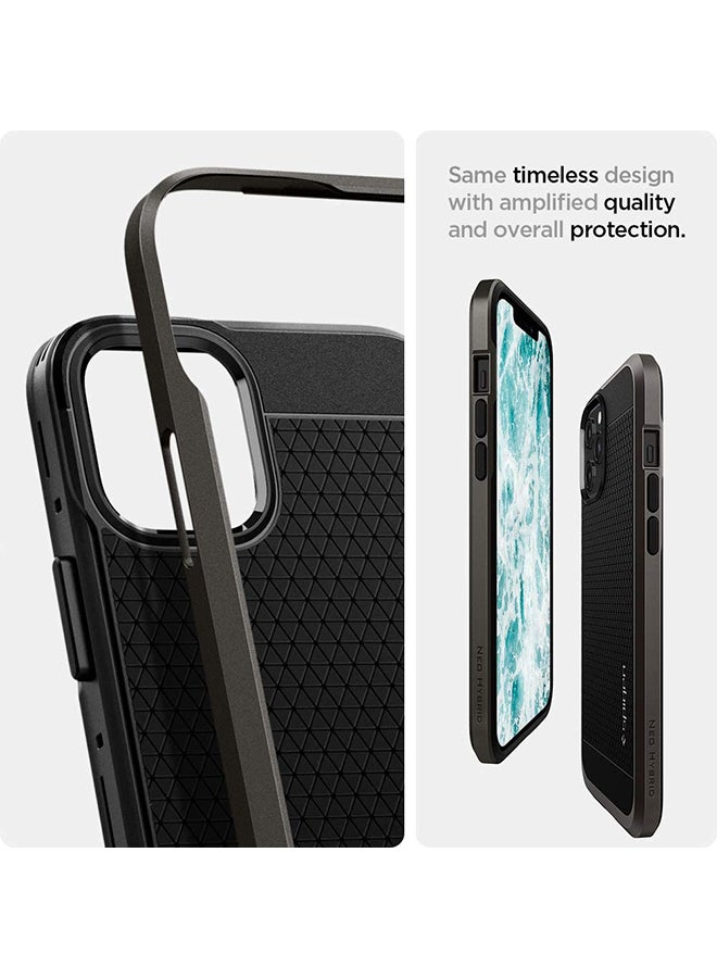 Spigen Neo Hybrid designed for iPhone 12 Mini case/cover Gunmetal - Image 2