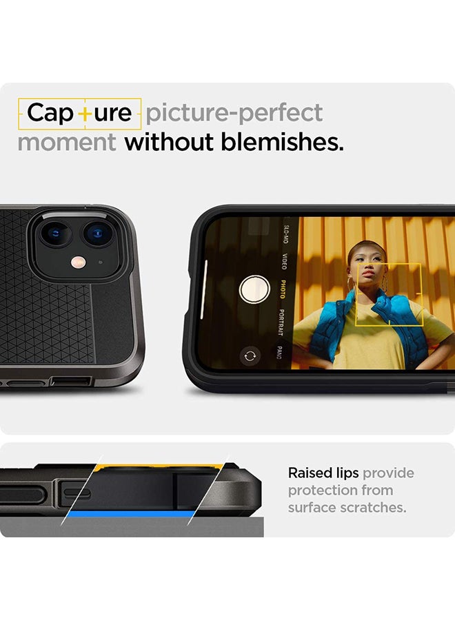 Spigen Neo Hybrid designed for iPhone 12 Mini case/cover Gunmetal - Image 4