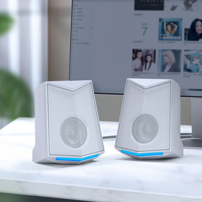 V-115 Audio 2.0 Channel Subwoofer Speaker For Standard Version White  - Image 5