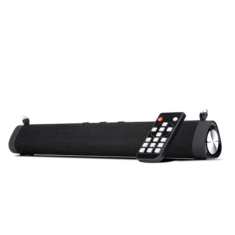 Subwoofer Soundbar Bluetooth Speaker With Remote Control Black