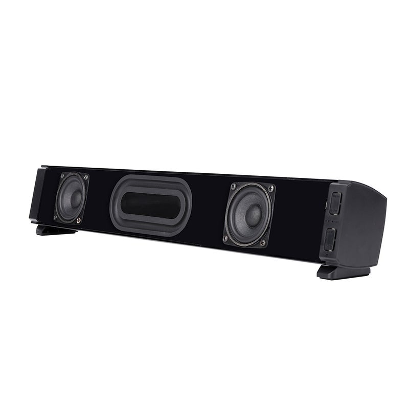 Generic - Wired and Wireless Mini Soundbar Bluetooth Speaker Black - Image 1