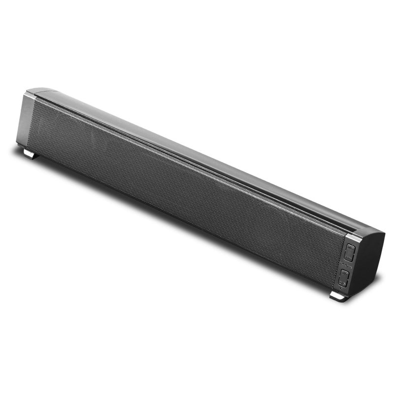 Generic - Wired and Wireless Mini Soundbar Bluetooth Speaker Black - Image 1