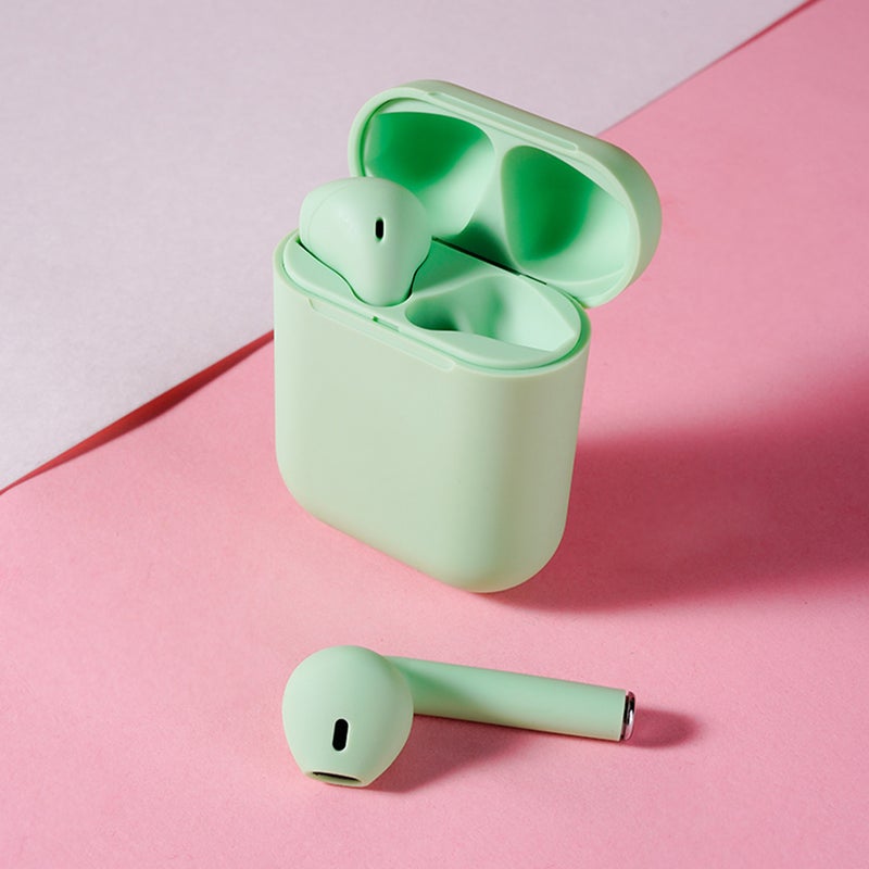 Generic - InPods 12 True Sports TWS Wireless Headset Green - Image 1