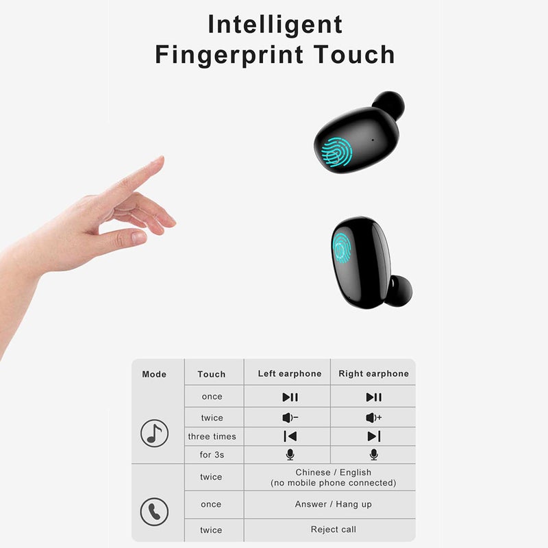Generic - A16 TWS BT Wireless Earphones Pink - Image 1