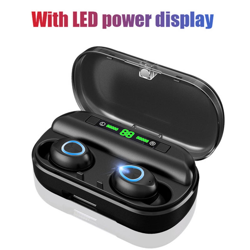 Generic - V10 TWS BT 5.0 Wireless Earphones Black - Image 1