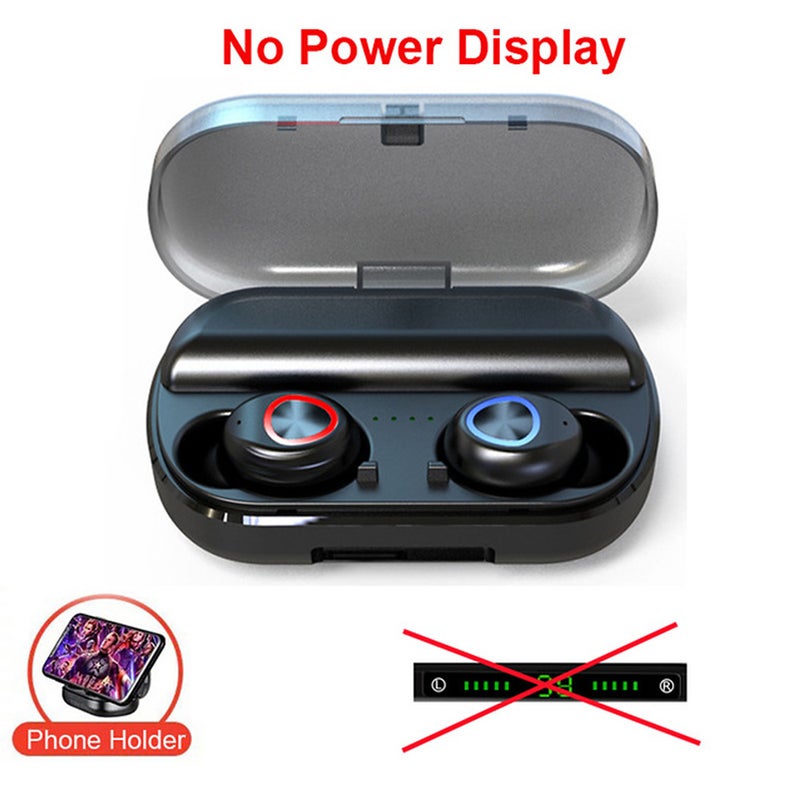Generic - V10 TWS BT 5.0 Wireless Earphones Black - Image 1