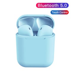 Generic Inpods 12 TWS Earphones Wireless Headset Sports Earbuds Light Blue  - Image 1